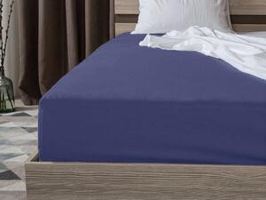 Jersey plahta tamnoplave boje 140 x 200 cm