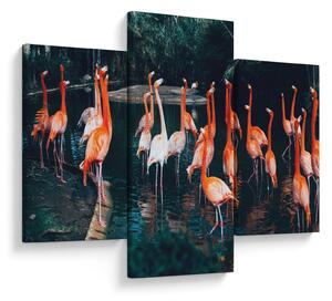 Slika jata flaminga (90x60 cm)