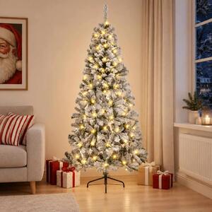 Umjetno božićno drvce s nogom 210 cm 300 LED lampica - 210 cm s LED svjetlima