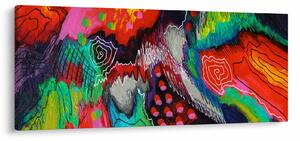 Apstraktna slika - boje (120x50 cm)