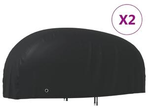 Navlake za motocikl 2 kom 245x105x125 cm od tkanine 210D Oxford - 245 x 105 x 125 cm
