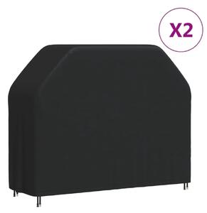 Navlake za roštilj 2 kom 162x61x122 cm tkanina 420D Oxford - 162 x 61 x 122 cm