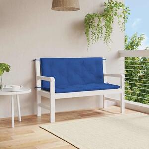 Jastuk za vrtnu klupu plavi 120 x (50+50) x 7 cm tkanina Oxford - Plava 120 cm
