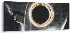 Slika - Svjetlosni šou po kiši (120x50 cm)