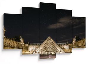 Slika - Louvre noću (150x105 cm)