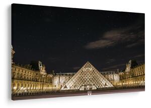 Slika - Louvre noću (90x60 cm)