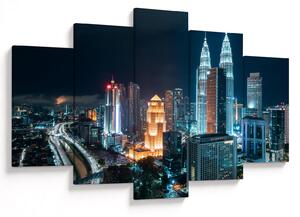 Slika - Noć u Kuala Lumpuru (150x105 cm)
