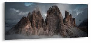Slika - Tri zuba, talijanski Dolomiti (120x50 cm)