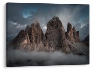 Slika - Tri zuba, talijanski Dolomiti (70x50 cm)