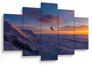 Slika za zalaska sunca, Mt. Blanc (150x105 cm)