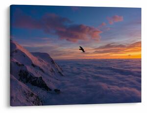 Slika za zalaska sunca, Mt. Blanc (70x50 cm)