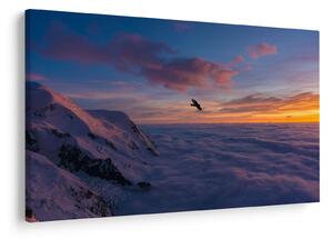 Slika za zalaska sunca, Mt. Blanc (90x60 cm)
