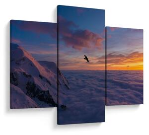 Slika za zalaska sunca, Mt. Blanc (90x60 cm)