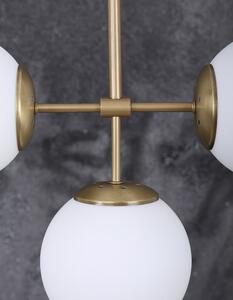 Bijela/u zlatnoj boji viseća svjetiljka sa staklenim sjenilom ø 15 cm Seagull – Squid Lighting