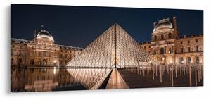 Slika - Louvre noću (120x50 cm)
