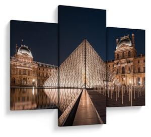 Slika - Louvre noću (90x60 cm)