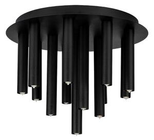 Crna stropna svjetiljka s metalnim sjenilom 34x34 cm Gocce - Markslöjd