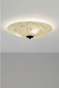 Bijela stropna svjetiljka sa staklenim sjenilom 43x43 cm Messy Family - Markslöjd