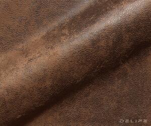 Kutna garnitura Brom 266x150cm, Materijal: Imitacija kože - Smeđa 266cm Desni
