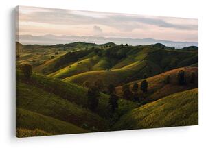 Slika - Pogled na tajlandska brda (90x60 cm)