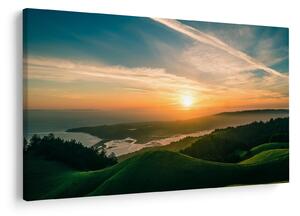 Slika izlaska sunca nad morem (90x60 cm)