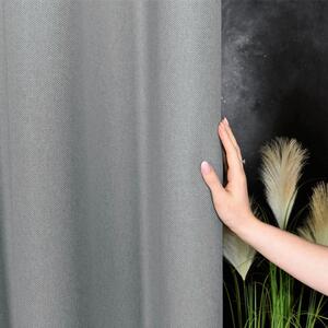 Blackout dekor tkanina Light Grey Canvas siva vis. 2,80 m