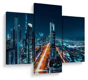 Slika - Dubai noću (90x60 cm)
