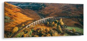 Slika mosta u škotskoj dolini (120x50 cm)