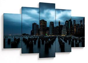 Slika - Pogled na nebodere u New Yorku (150x105 cm)