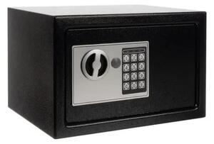Malatec 2267-Elektronski Sef 10L s Digitalnom Šifrom i Ključem – Metalni Sigurnosni Sef za Novac i Dokumente