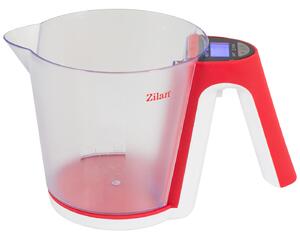 Floria ZLN7788/RD, kuhinjska vaga sa posudom, maksimalni kapacitet do 2kg, automatsko isključivanje, LCD display, crvena