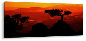 Slika - Zalazak sunca (120x50 cm)