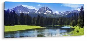 Slika - Snježni planinski vrhovi (120x50 cm)
