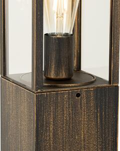 Vintage stojeća vanjska svjetiljka antikno zlato 80 cm IP44 - Charlois
