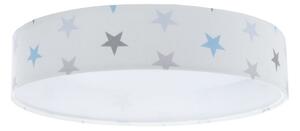 LED Prigušiva svjetiljka GALAXY KIDS LED/24W/230V zvjezdice bijela/siva/plava + DU