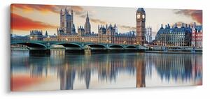 Slika - Londonski Houses of Parliament (120x50 cm)