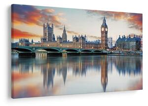 Slika - Londonski Houses of Parliament (90x60 cm)