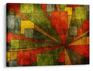 Slika geometrijske apstrakcije (70x50 cm)