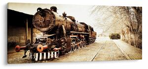 Slika - Povijesna lokomotiva (120x50 cm)