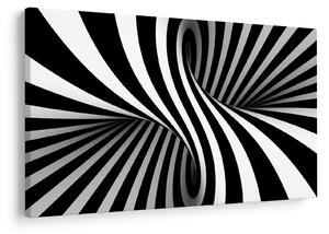 Apstraktna slika sa zebrastim prugama (90x60 cm)