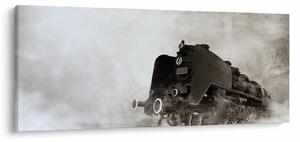 Slikanje - Vlak u magli (120x50 cm)
