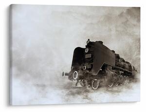 Slikanje - Vlak u magli (70x50 cm)