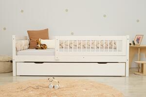 Ourbaby® Dětská postel Teddy Plus - bílá bijela 160x80 cm