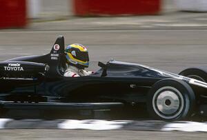 Fotografija Rickard Rydell in a Toyota racing in a Formula Two race, (40 x 26.7 cm)