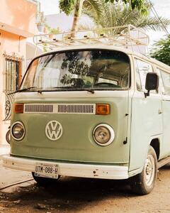 Fotografija A Volkswagen van, in Tulum, Quintana Roo, Mexico, Bilous, Jon