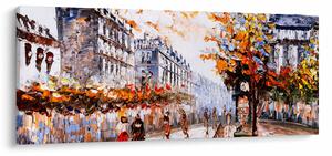 Slika - Gradski život (120x50 cm)