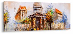 Slika - Naslikani gradski spomenik (120x50 cm)