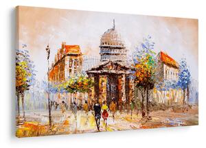 Slika - Naslikani gradski spomenik (90x60 cm)