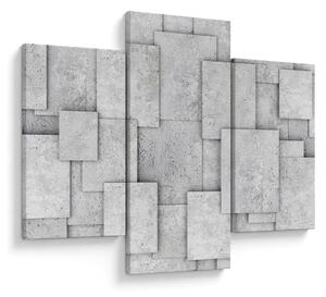 Slika - Apstrakcija betonskih pločica (90x60 cm)