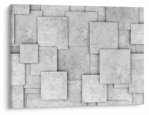 Slika - Apstrakcija betonskih pločica (70x50 cm)